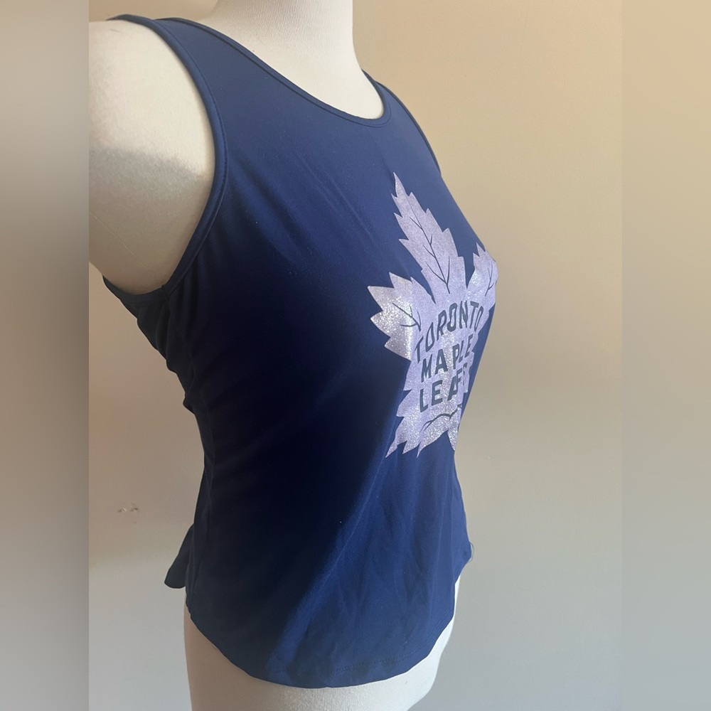 COPY - Official NHL Toronto Maple Leafs Womens MediumTank Top Hockey Shirt Blue…